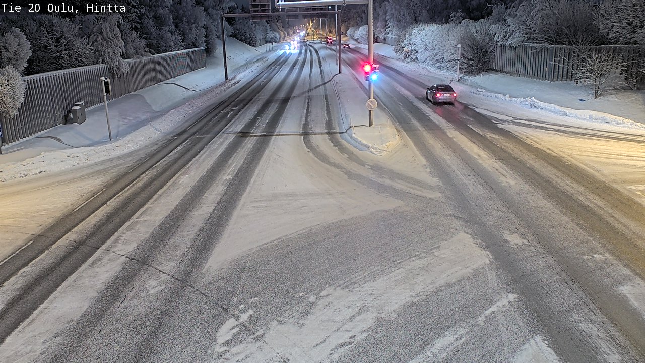 Weather Camera Image Road 20 Oulu, Hintta, Oulu, Pohjois-Pohjanmaa