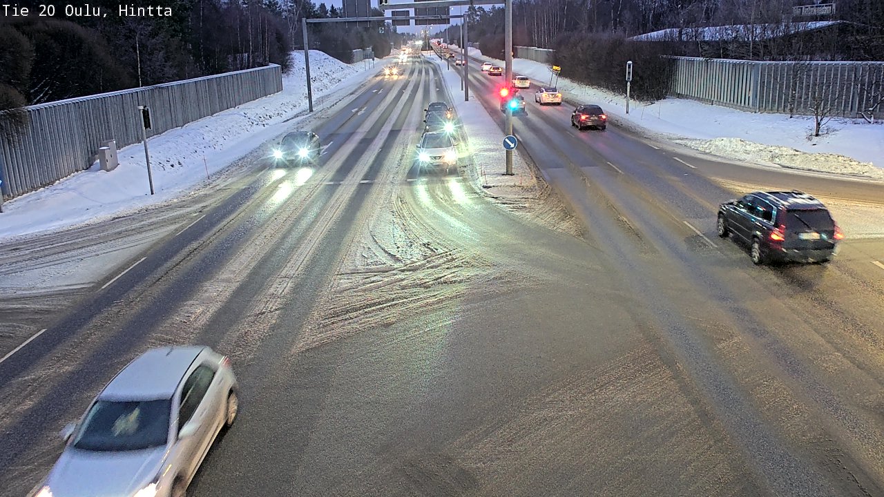 Weather Camera Image Road 20 Oulu, Hintta, Oulu, Pohjois-Pohjanmaa