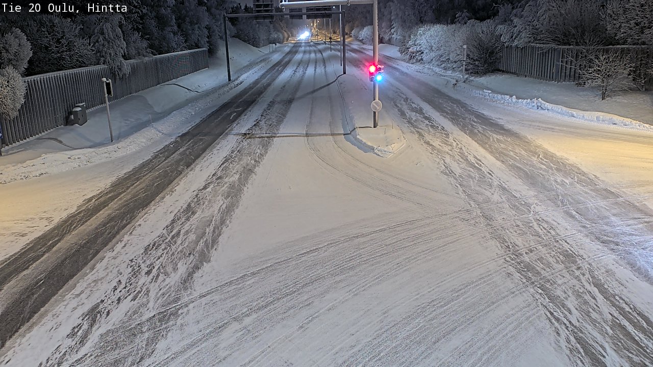 Weather Camera Image Road 20 Oulu, Hintta, Oulu, Pohjois-Pohjanmaa