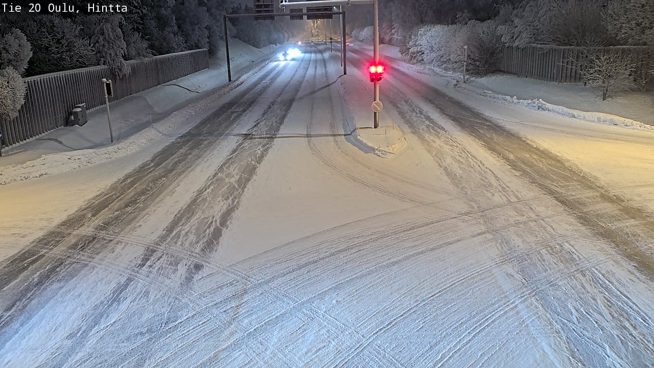 Weather Camera Image Road 20 Oulu, Hintta, Oulu, Pohjois-Pohjanmaa
