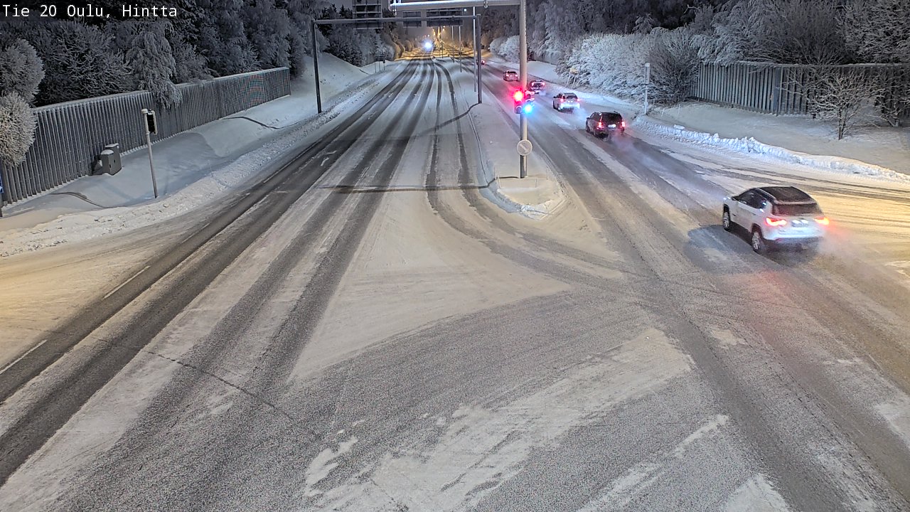 Weather Camera Image Road 20 Oulu, Hintta, Oulu, Pohjois-Pohjanmaa