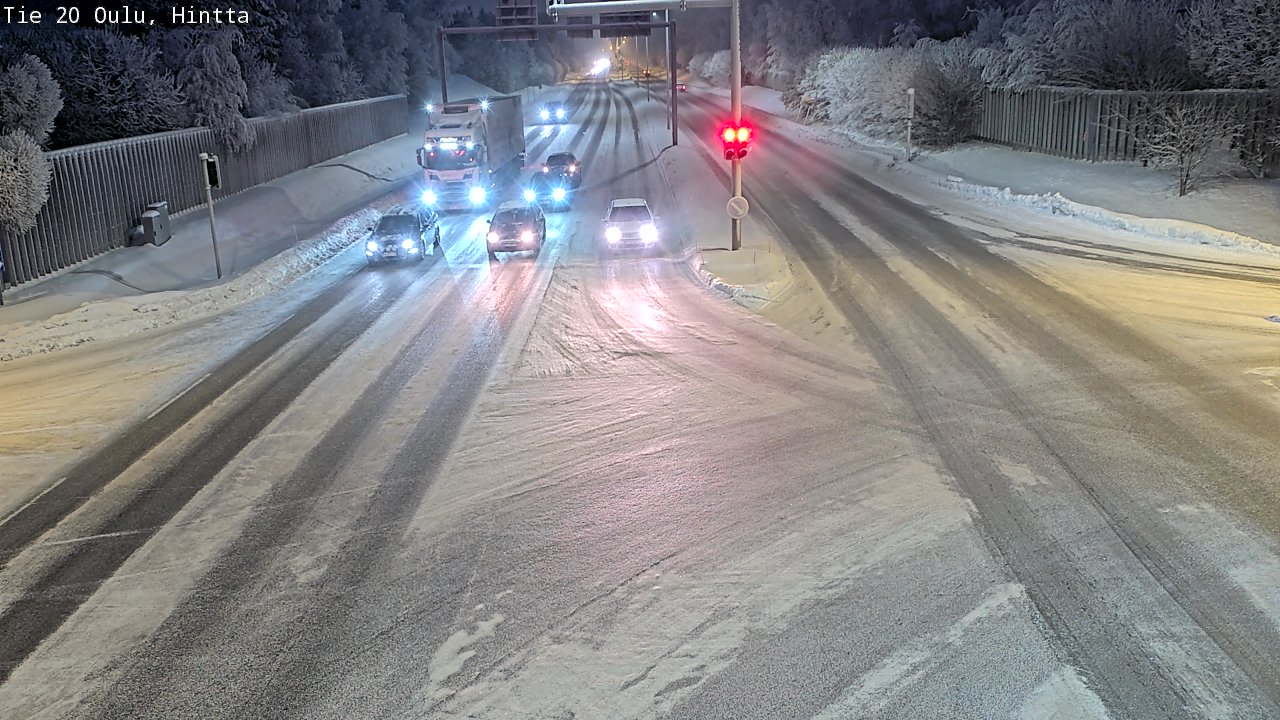 Weather Camera Image Road 20 Oulu, Hintta, Oulu, Pohjois-Pohjanmaa