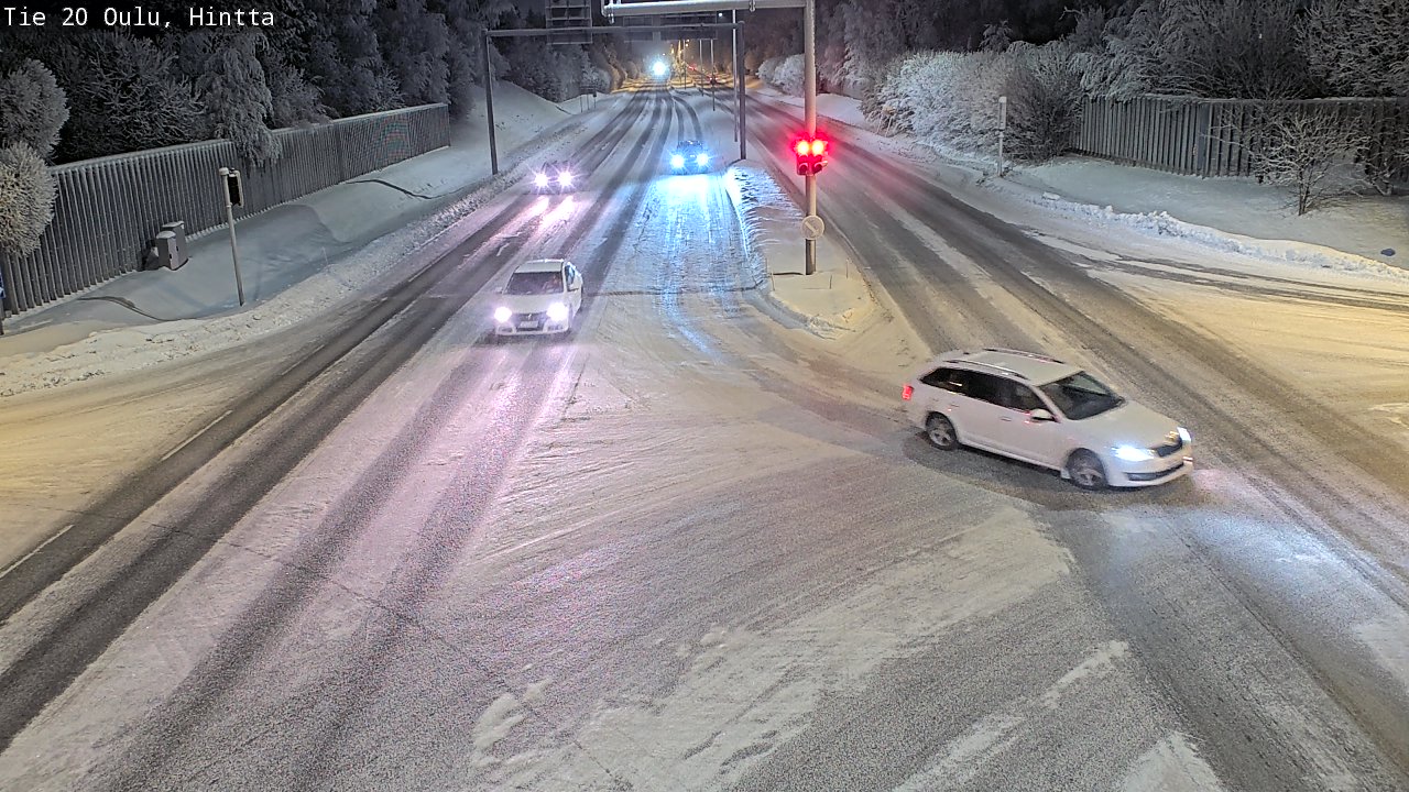 Weather Camera Image Road 20 Oulu, Hintta, Oulu, Pohjois-Pohjanmaa