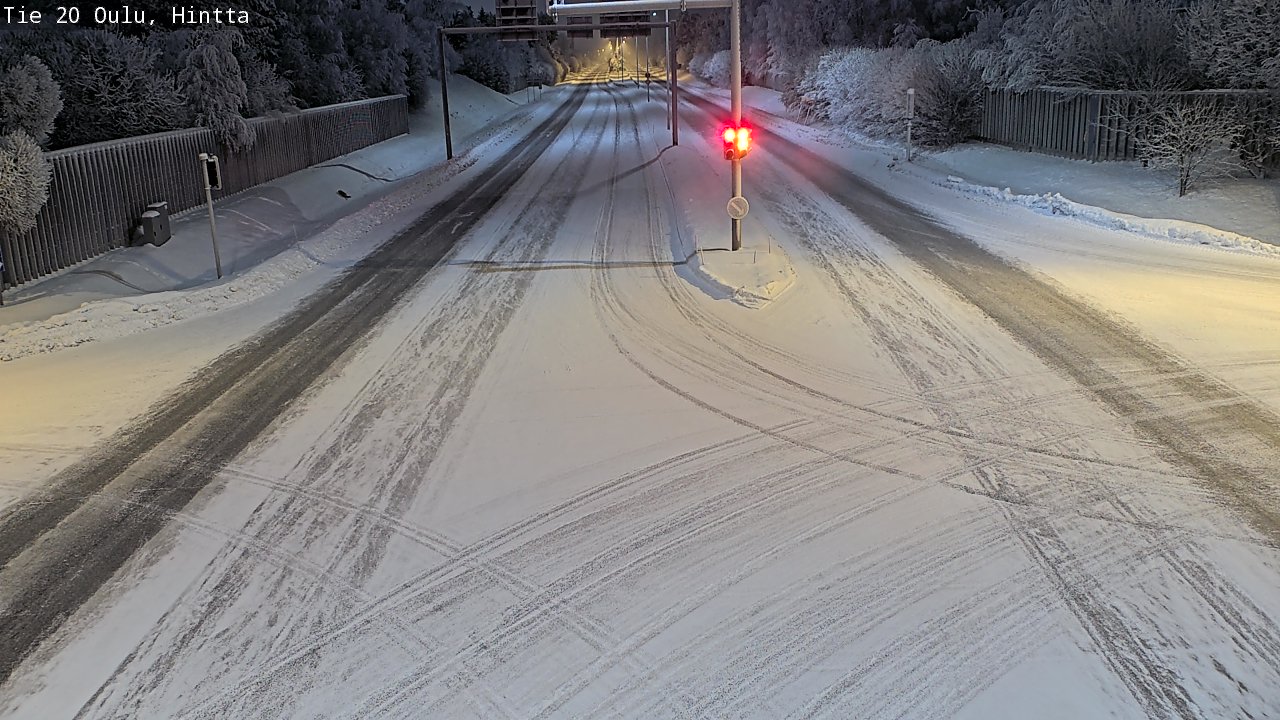 Weather Camera Image Road 20 Oulu, Hintta, Oulu, Pohjois-Pohjanmaa