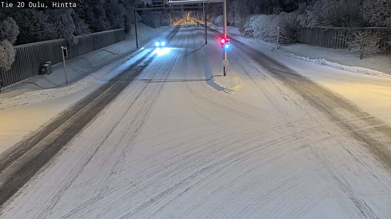 Weather Camera Image Road 20 Oulu, Hintta, Oulu, Pohjois-Pohjanmaa