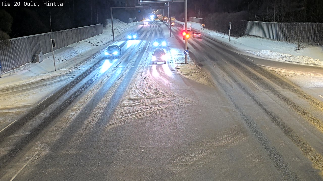 Weather Camera Image Road 20 Oulu, Hintta, Oulu, Pohjois-Pohjanmaa