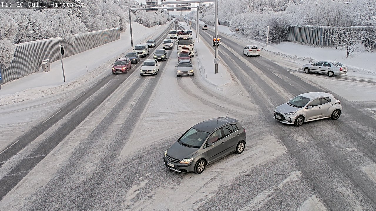 Weather Camera Image Road 20 Oulu, Hintta, Oulu, Pohjois-Pohjanmaa