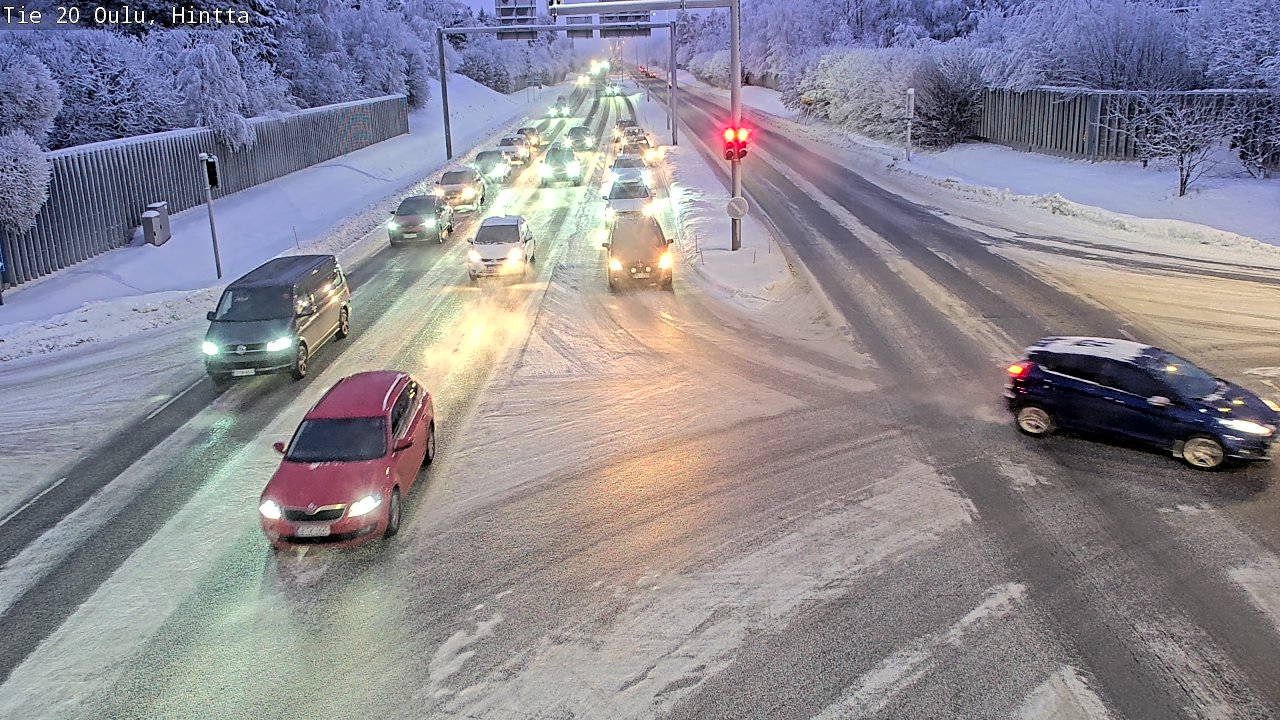 Weather Camera Image Road 20 Oulu, Hintta, Oulu, Pohjois-Pohjanmaa