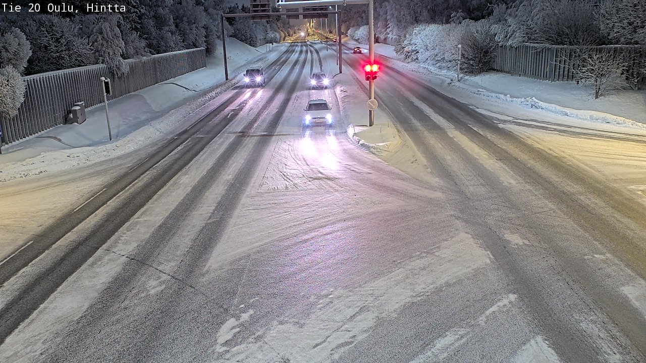 Weather Camera Image Road 20 Oulu, Hintta, Oulu, Pohjois-Pohjanmaa