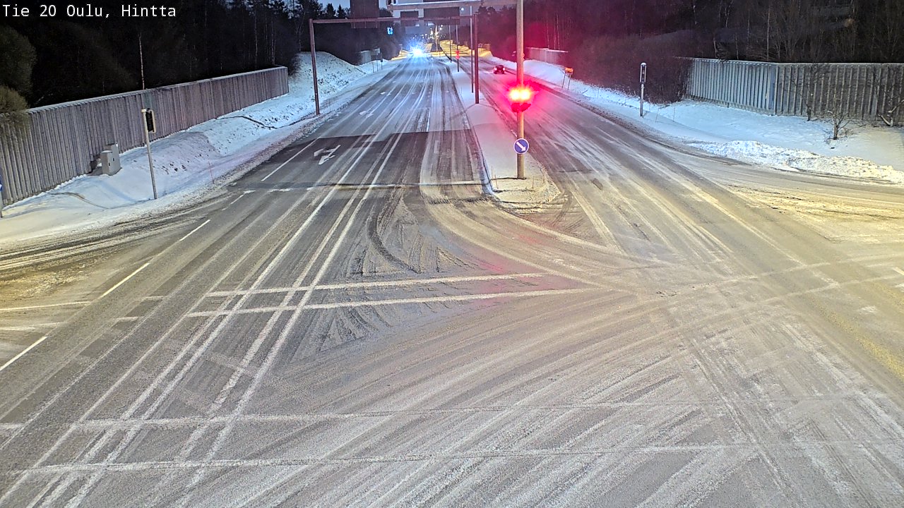 Weather Camera Image Road 20 Oulu, Hintta, Oulu, Pohjois-Pohjanmaa