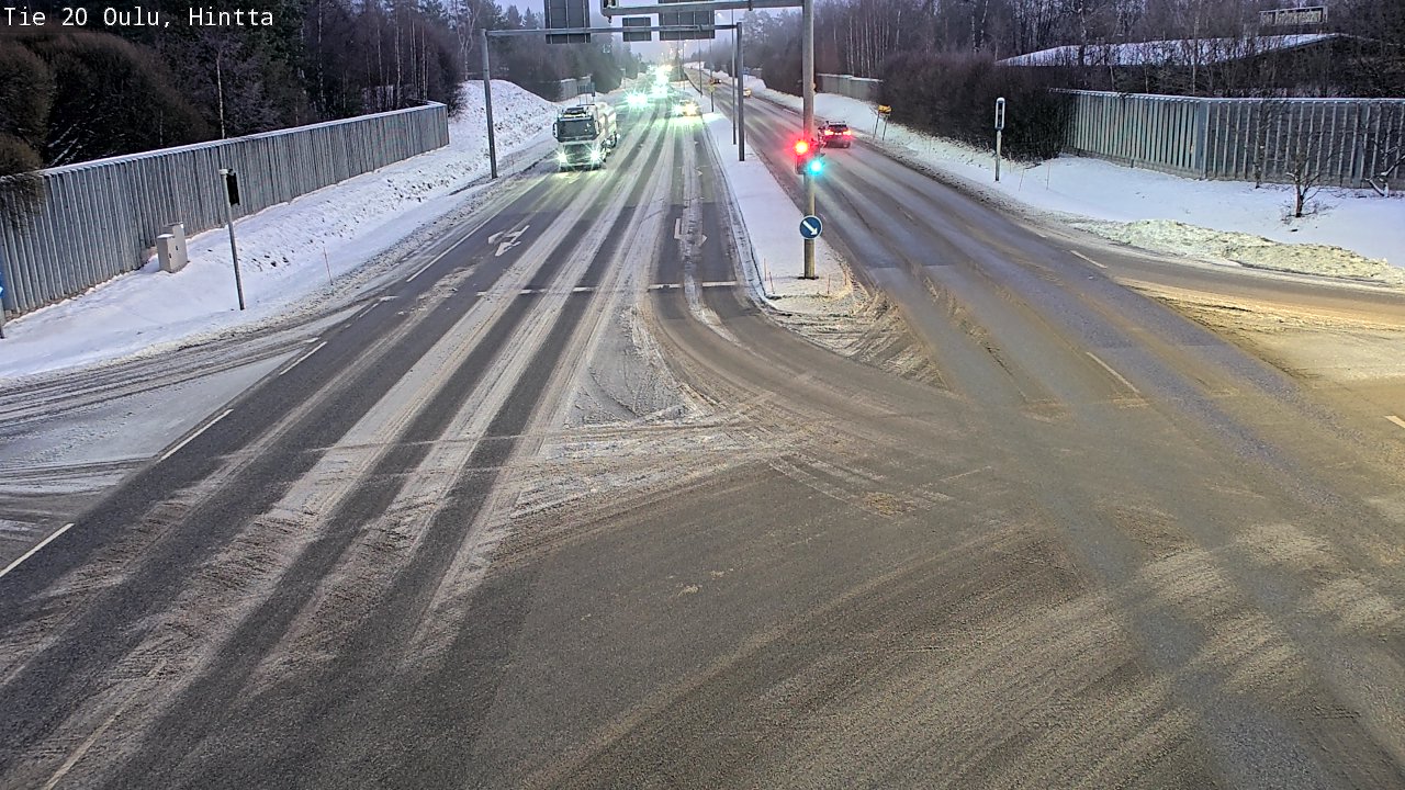 Weather Camera Image Road 20 Oulu, Hintta, Oulu, Pohjois-Pohjanmaa