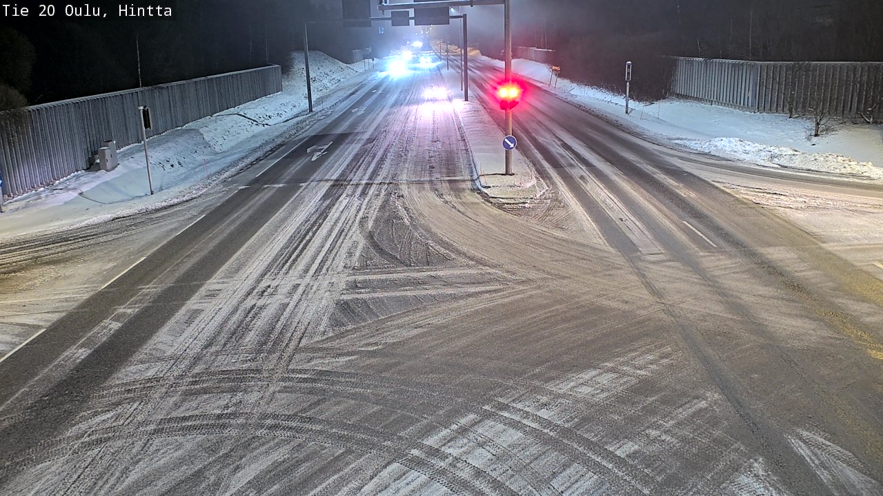 Weather Camera Image Road 20 Oulu, Hintta, Oulu, Pohjois-Pohjanmaa