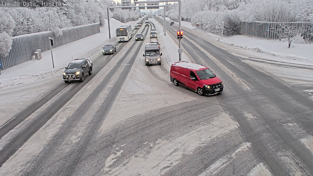 Weather Camera Image Road 20 Oulu, Hintta, Oulu, Pohjois-Pohjanmaa