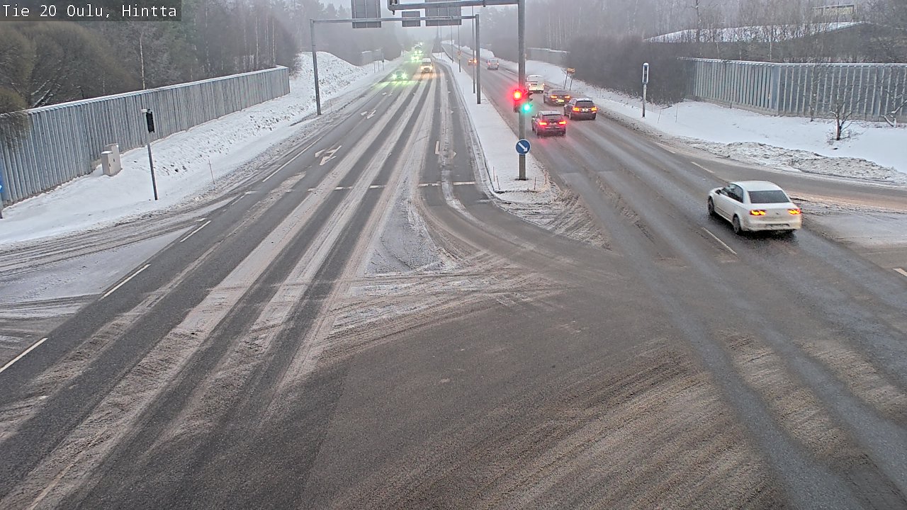 Weather Camera Image Road 20 Oulu, Hintta, Oulu, Pohjois-Pohjanmaa