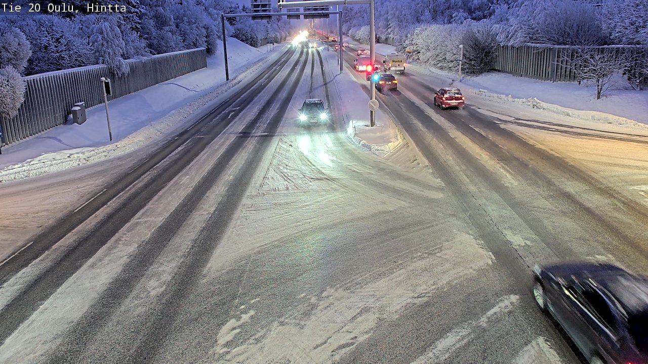 Weather Camera Image Road 20 Oulu, Hintta, Oulu, Pohjois-Pohjanmaa