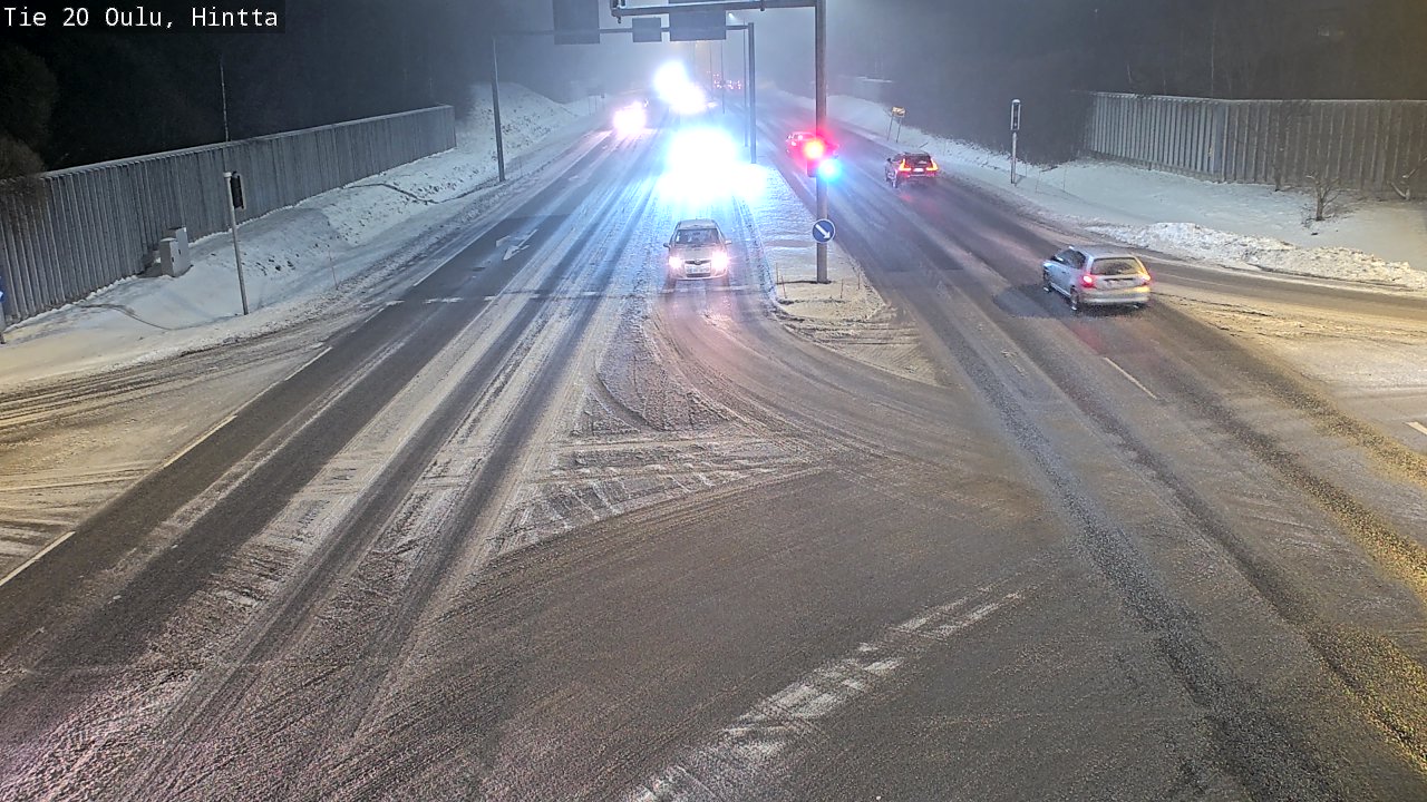 Weather Camera Image Road 20 Oulu, Hintta, Oulu, Pohjois-Pohjanmaa
