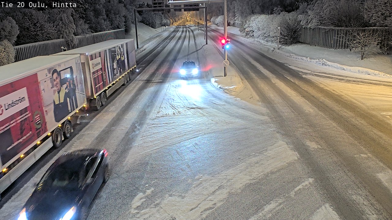 Weather Camera Image Road 20 Oulu, Hintta, Oulu, Pohjois-Pohjanmaa