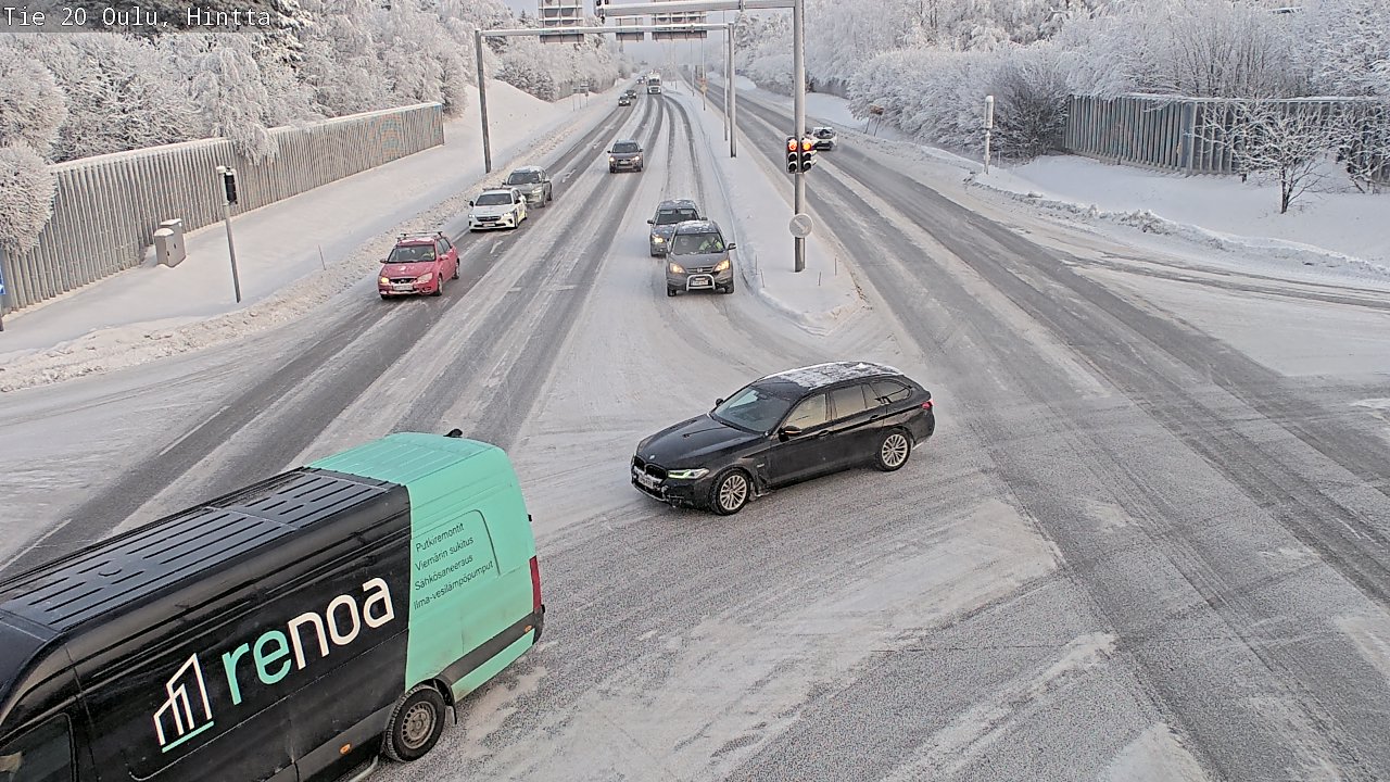 Weather Camera Image Road 20 Oulu, Hintta, Oulu, Pohjois-Pohjanmaa