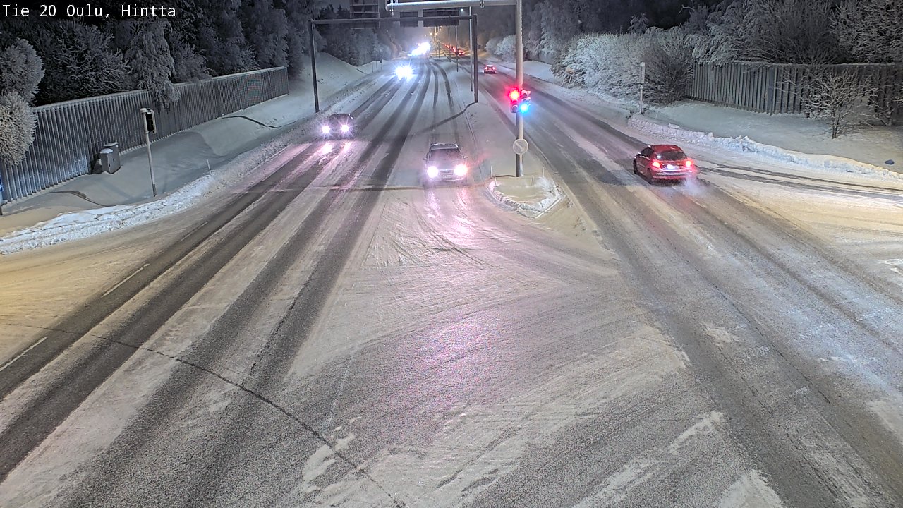 Weather Camera Image Road 20 Oulu, Hintta, Oulu, Pohjois-Pohjanmaa