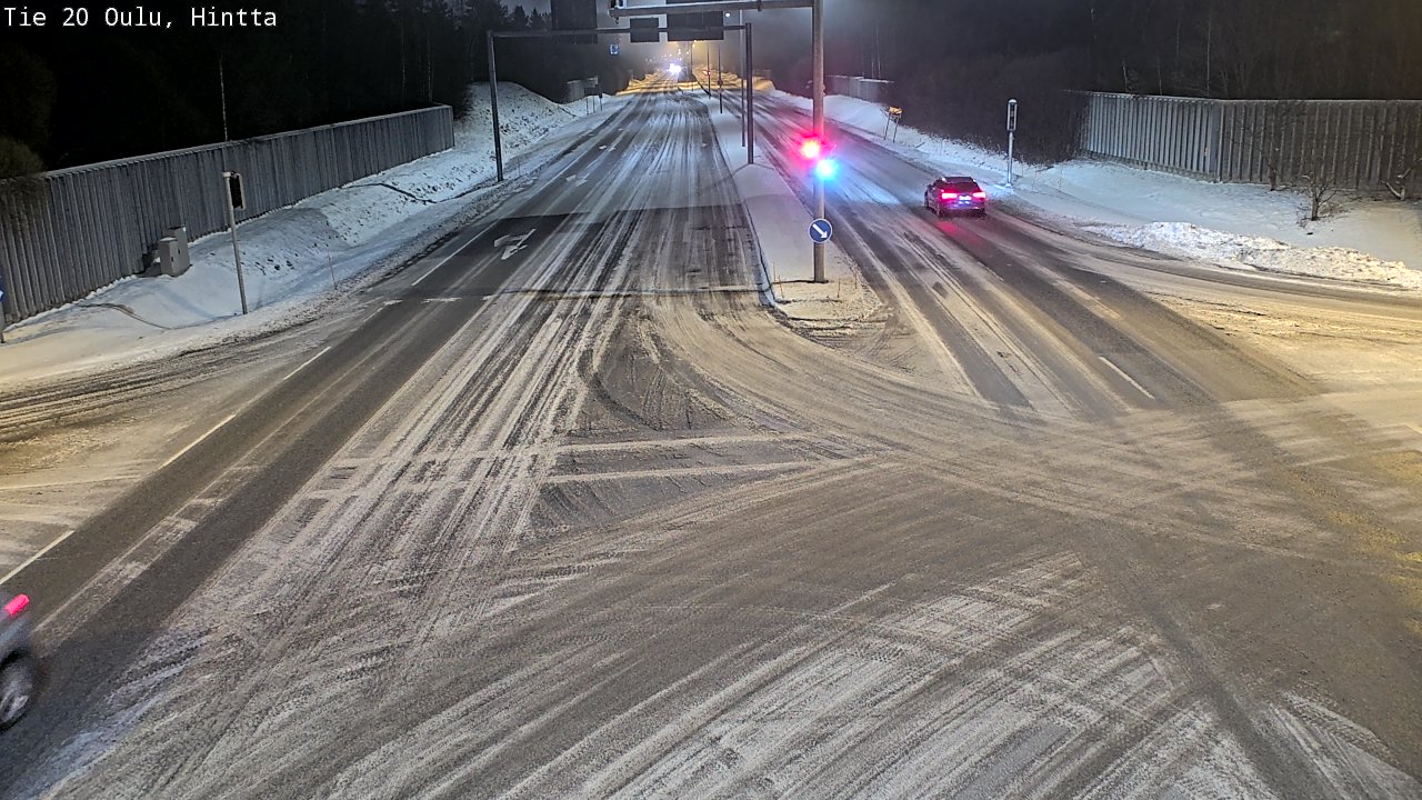 Weather Camera Image Road 20 Oulu, Hintta, Oulu, Pohjois-Pohjanmaa