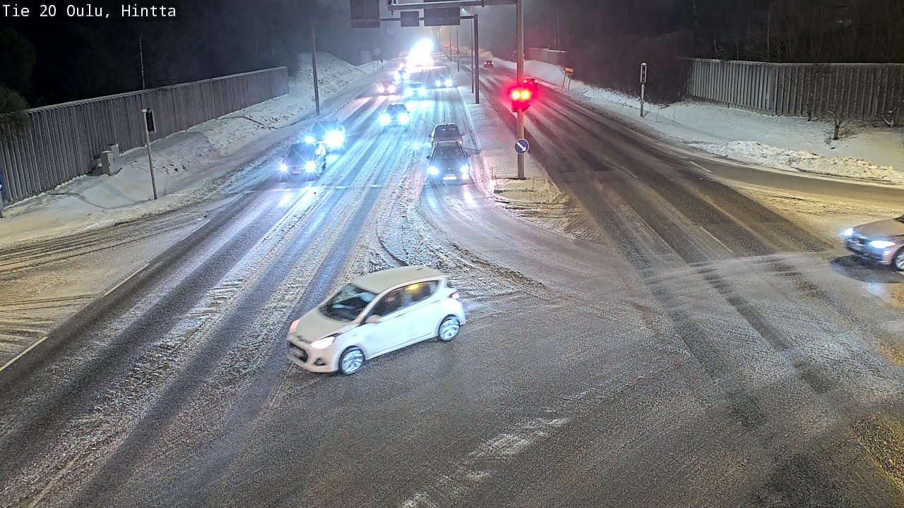 Weather Camera Image Road 20 Oulu, Hintta, Oulu, Pohjois-Pohjanmaa