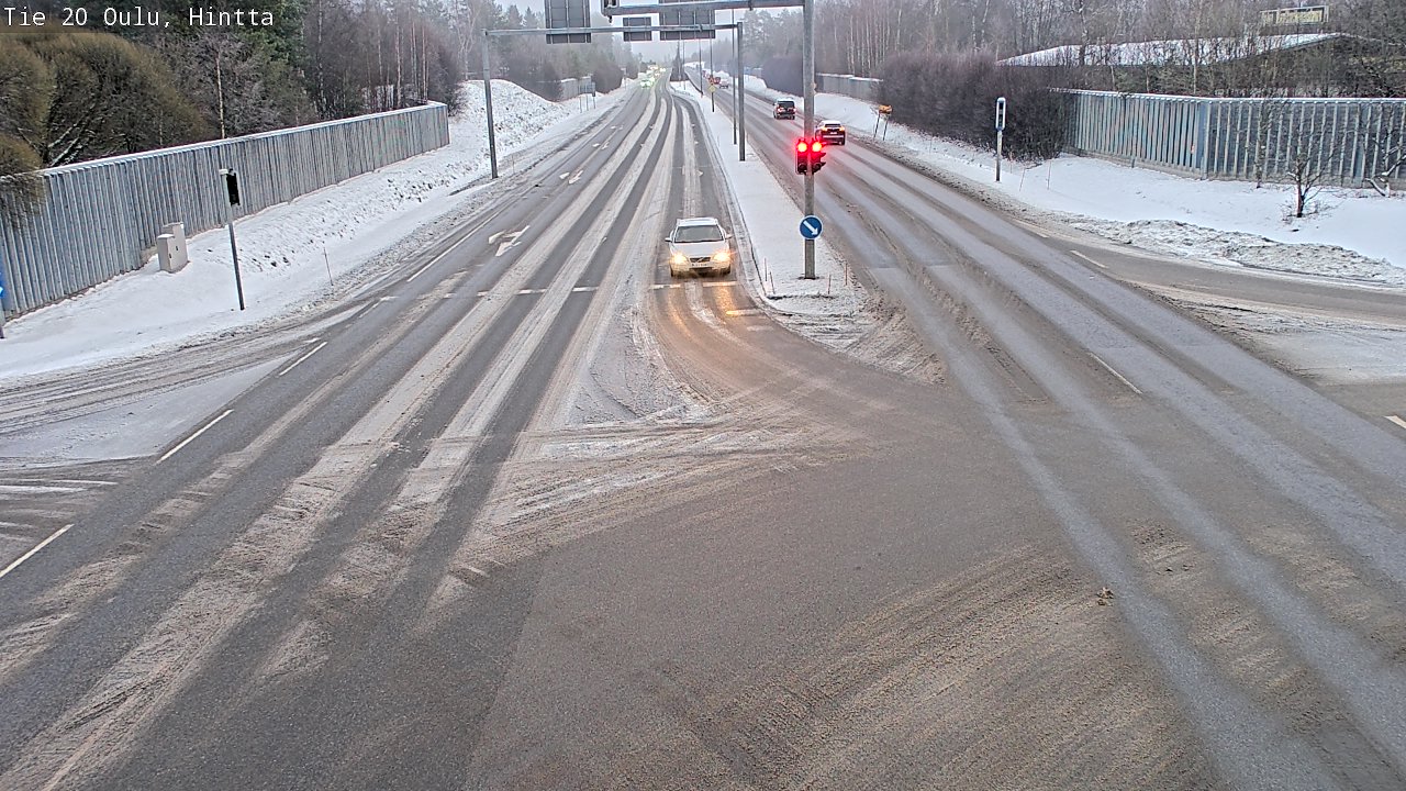 Weather Camera Image Road 20 Oulu, Hintta, Oulu, Pohjois-Pohjanmaa