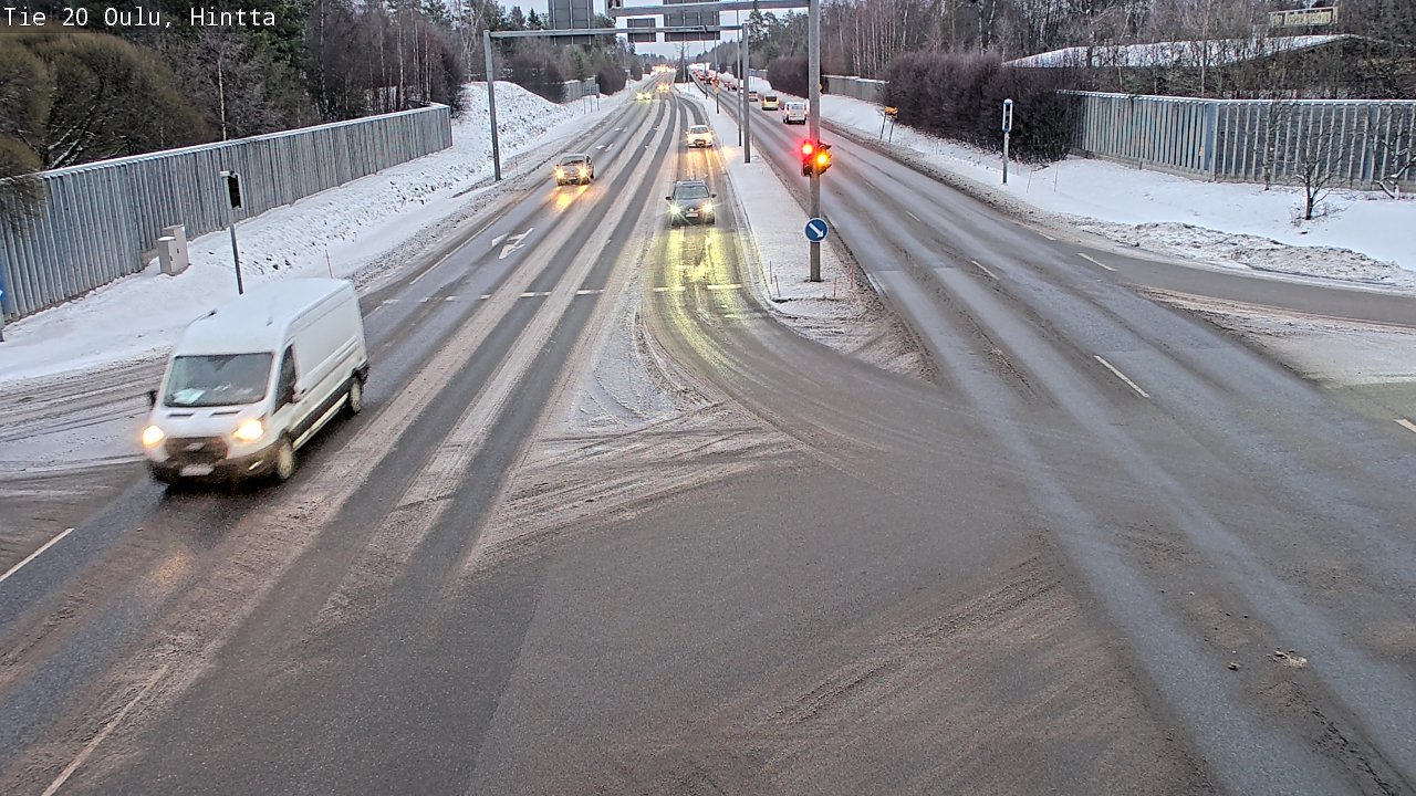 Weather Camera Image Road 20 Oulu, Hintta, Oulu, Pohjois-Pohjanmaa