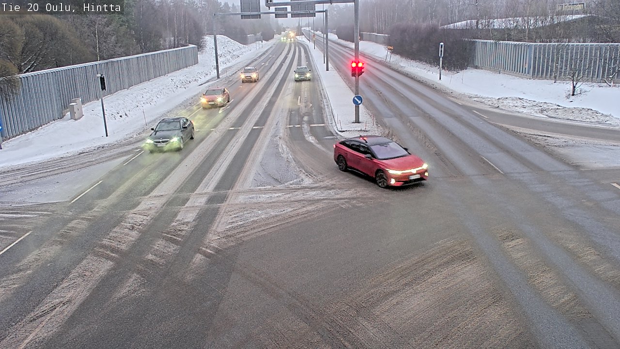 Weather Camera Image Road 20 Oulu, Hintta, Oulu, Pohjois-Pohjanmaa