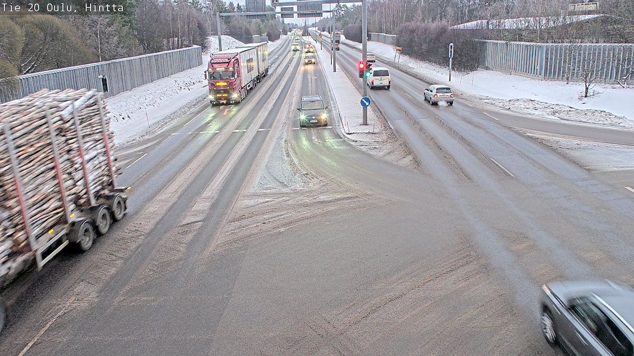Weather Camera Image Road 20 Oulu, Hintta, Oulu, Pohjois-Pohjanmaa