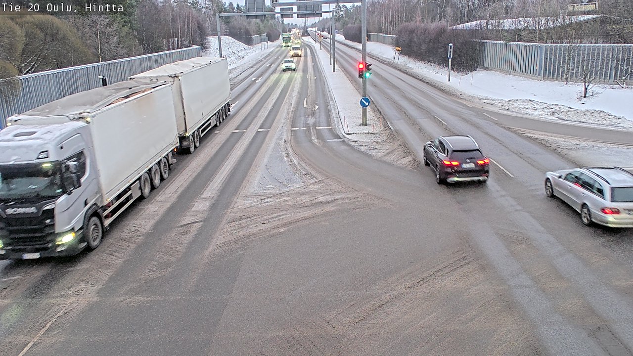Weather Camera Image Road 20 Oulu, Hintta, Oulu, Pohjois-Pohjanmaa