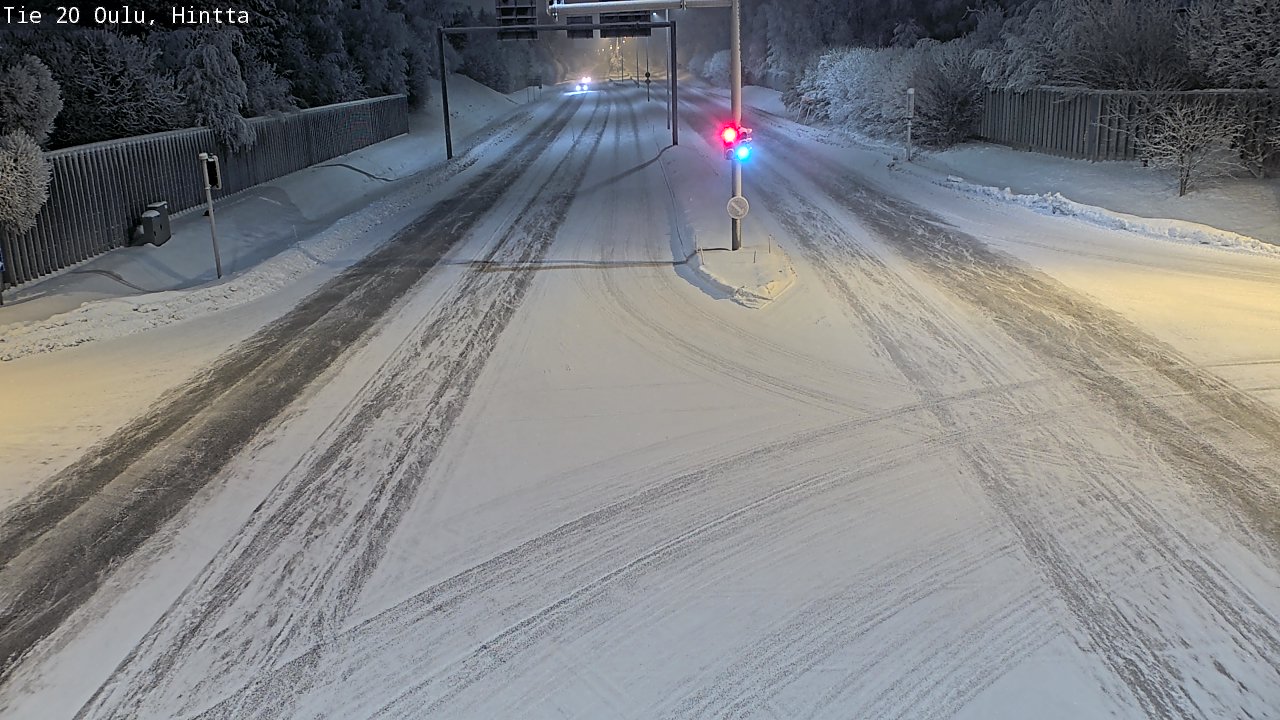 Weather Camera Image Road 20 Oulu, Hintta, Oulu, Pohjois-Pohjanmaa