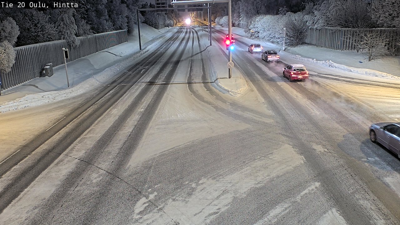 Weather Camera Image Road 20 Oulu, Hintta, Oulu, Pohjois-Pohjanmaa