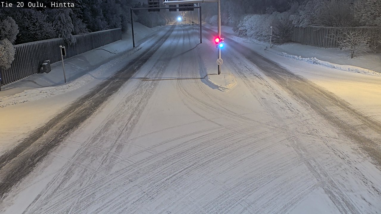 Weather Camera Image Road 20 Oulu, Hintta, Oulu, Pohjois-Pohjanmaa