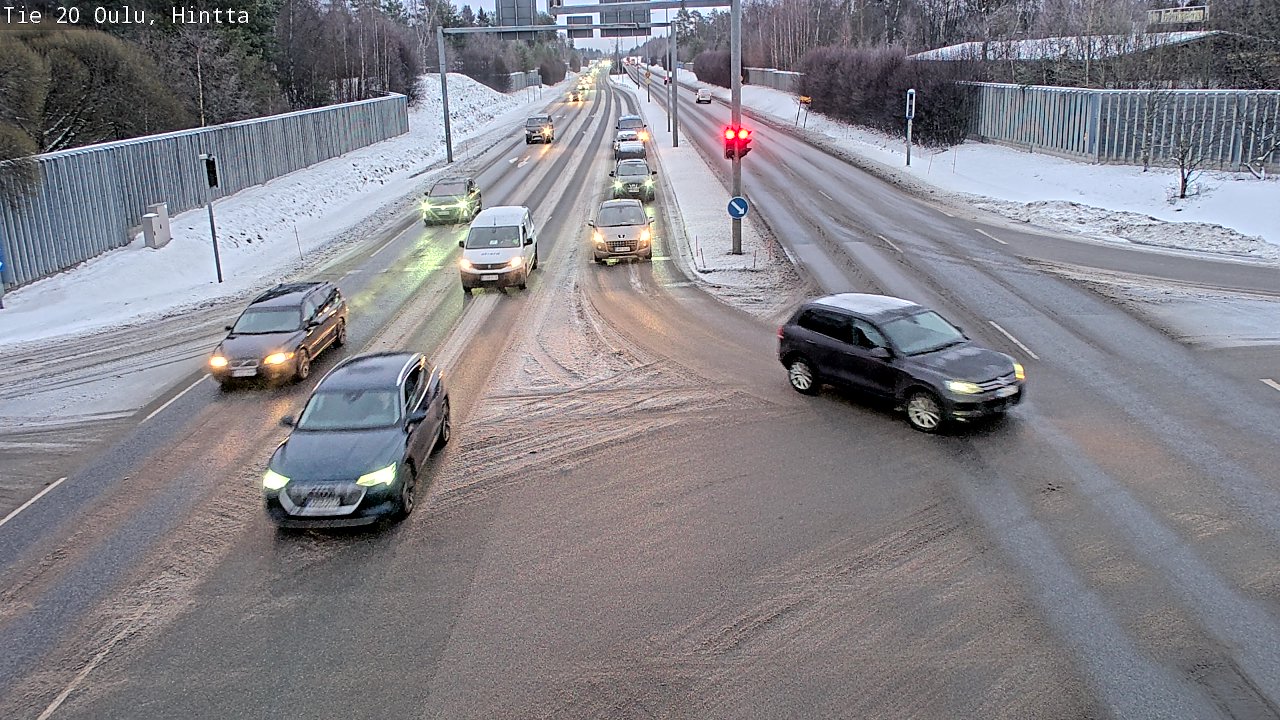 Weather Camera Image Road 20 Oulu, Hintta, Oulu, Pohjois-Pohjanmaa