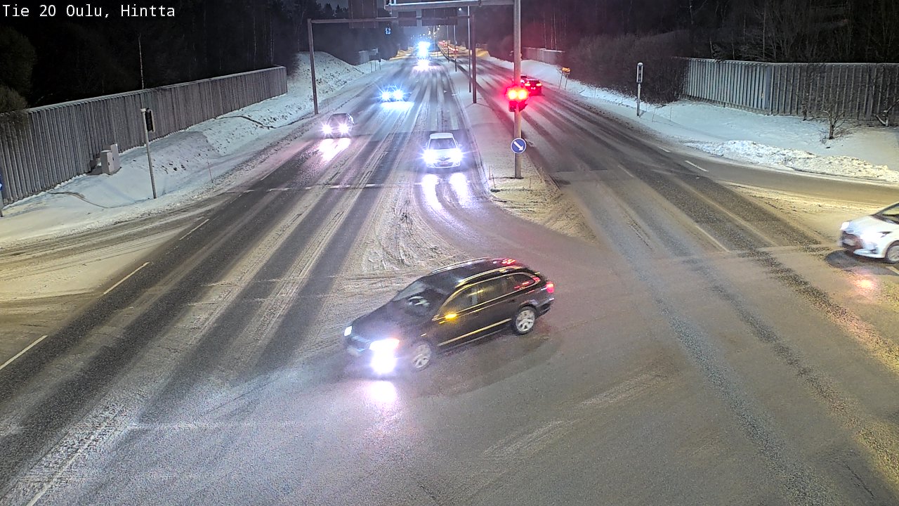 Weather Camera Image Road 20 Oulu, Hintta, Oulu, Pohjois-Pohjanmaa