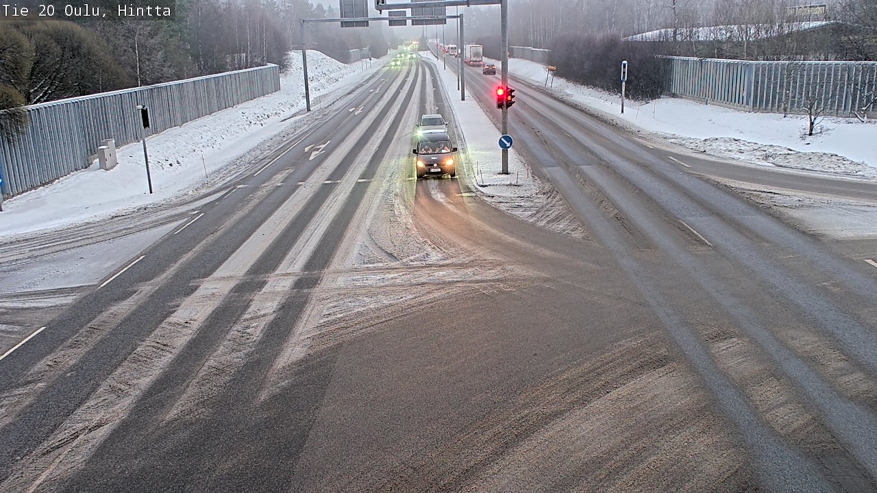 Weather Camera Image Road 20 Oulu, Hintta, Oulu, Pohjois-Pohjanmaa