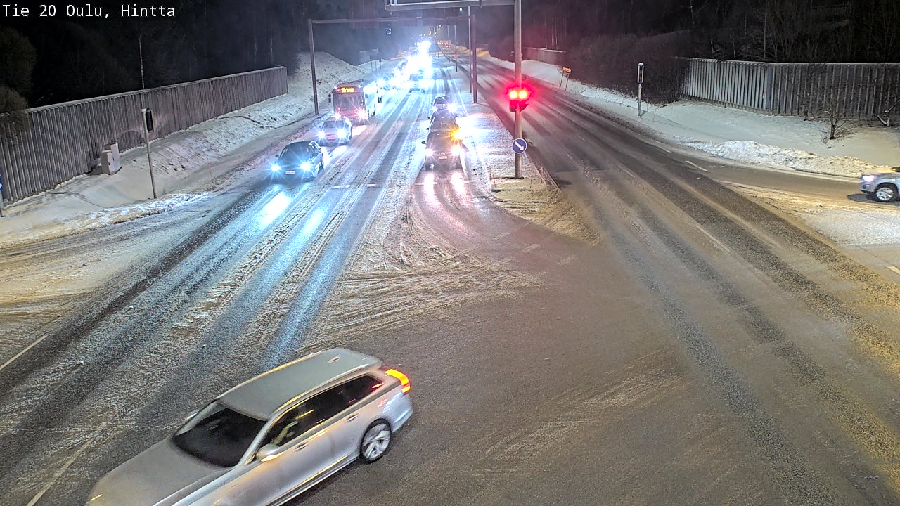 Weather Camera Image Road 20 Oulu, Hintta, Oulu, Pohjois-Pohjanmaa