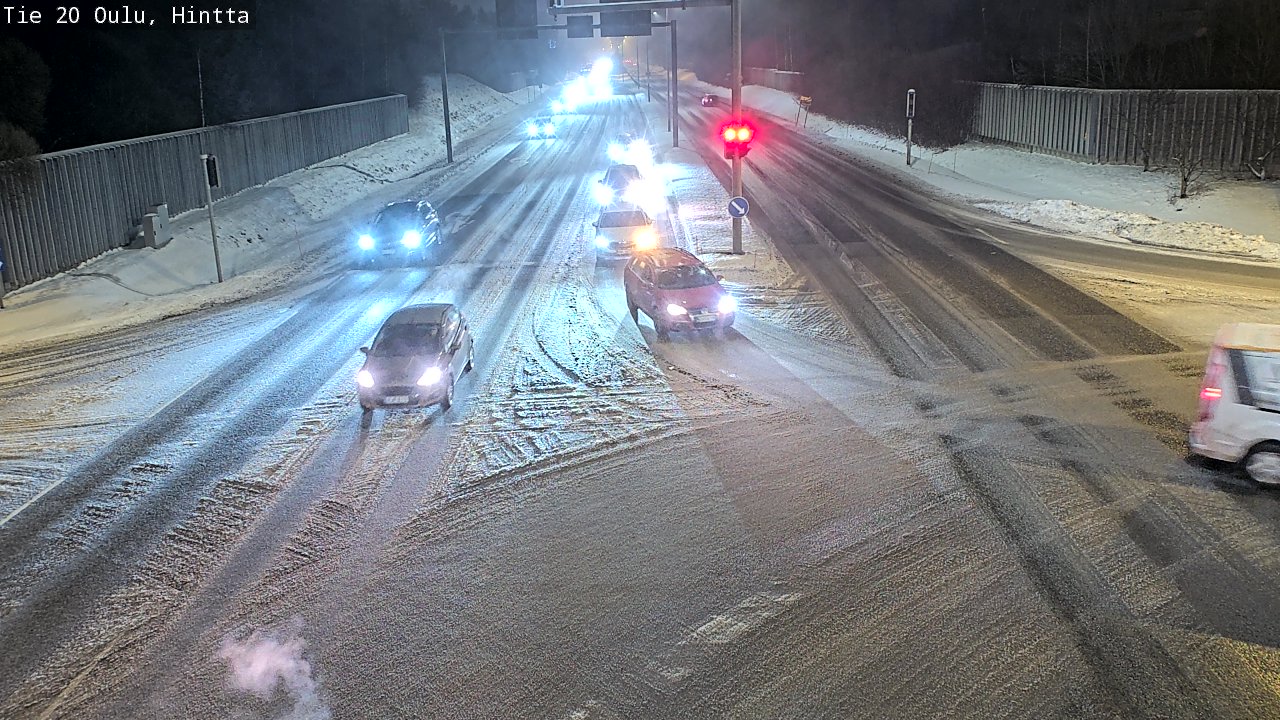 Weather Camera Image Road 20 Oulu, Hintta, Oulu, Pohjois-Pohjanmaa