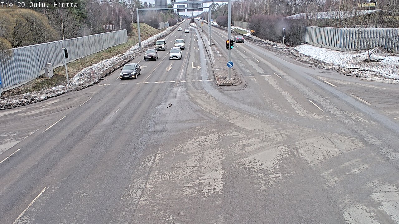 Weather Camera Image Road 20 Oulu, Hintta, Oulu, Pohjois-Pohjanmaa