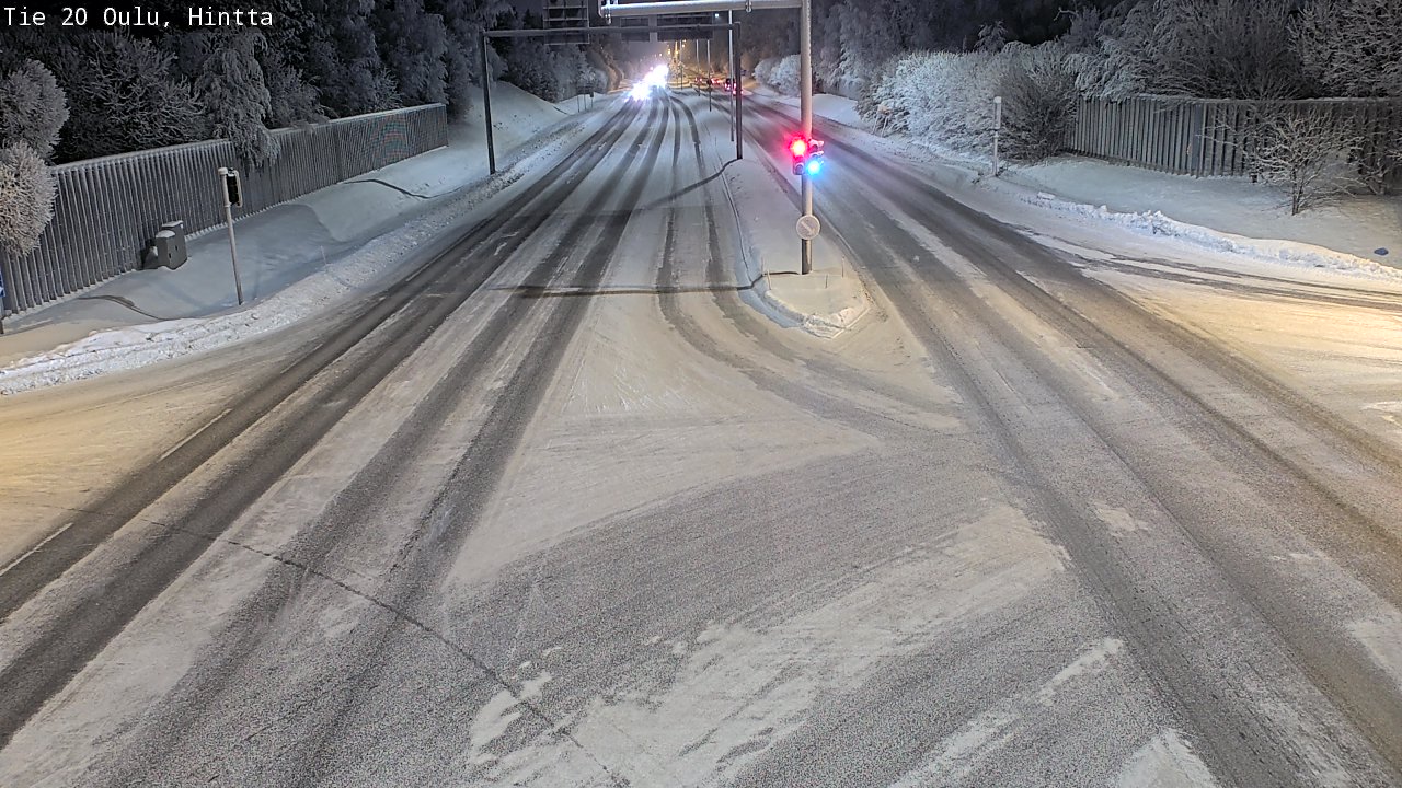 Weather Camera Image Road 20 Oulu, Hintta, Oulu, Pohjois-Pohjanmaa