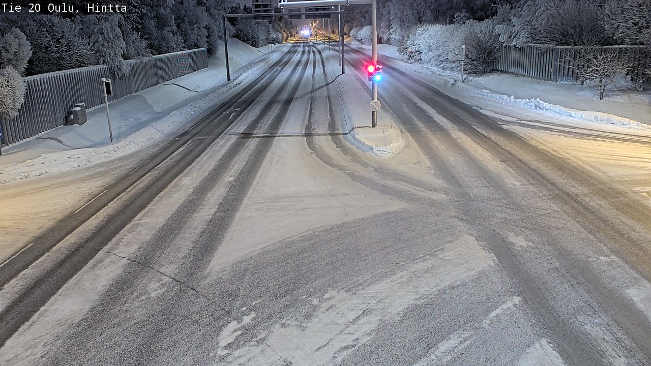 Weather Camera Image Road 20 Oulu, Hintta, Oulu, Pohjois-Pohjanmaa