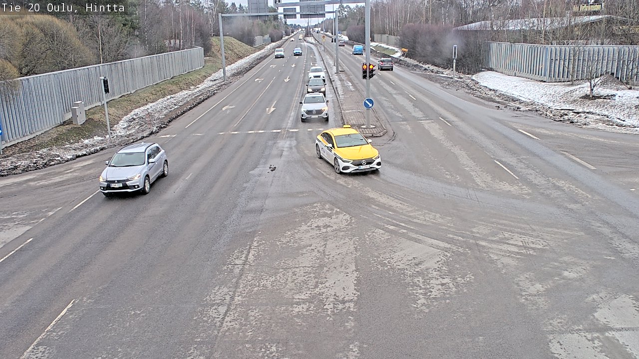 Weather Camera Image Road 20 Oulu, Hintta, Oulu, Pohjois-Pohjanmaa