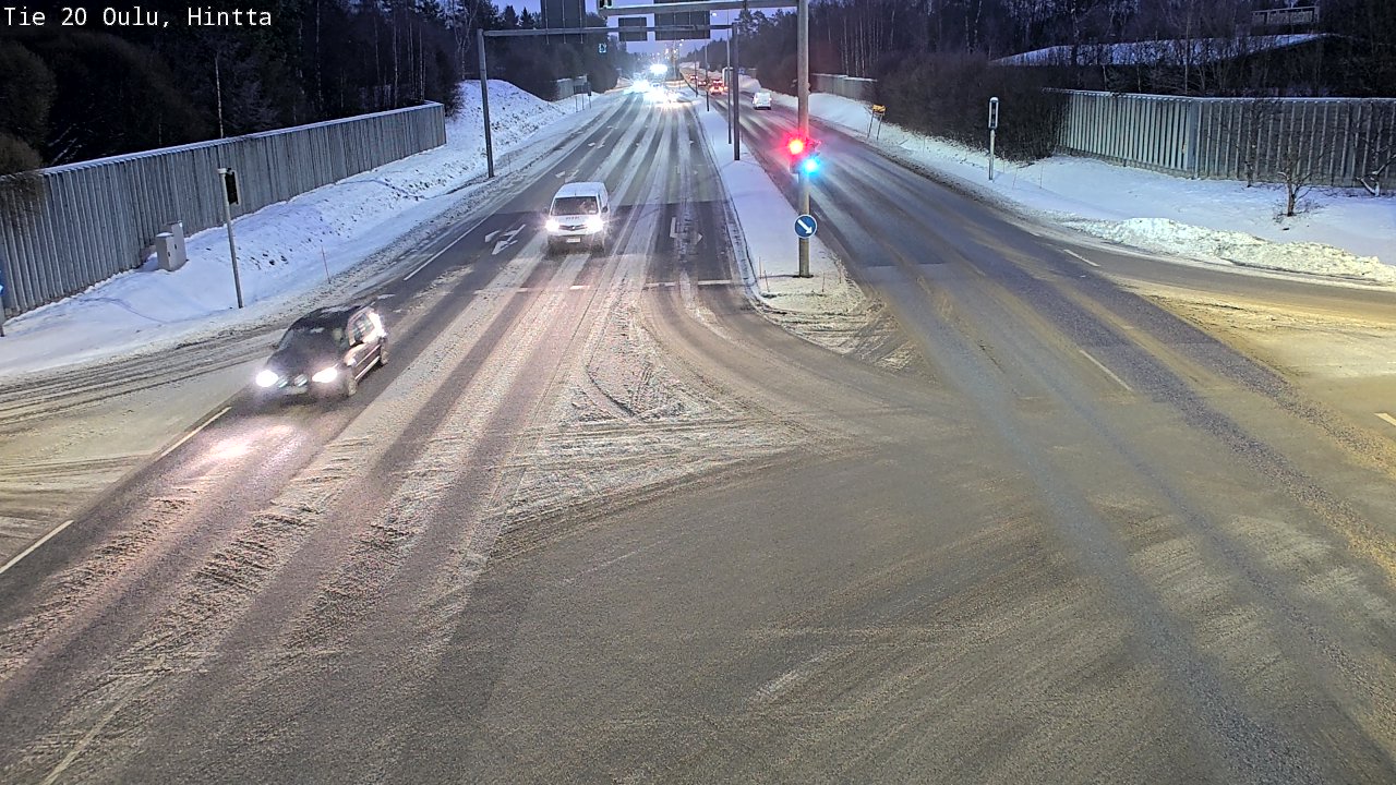 Weather Camera Image Road 20 Oulu, Hintta, Oulu, Pohjois-Pohjanmaa