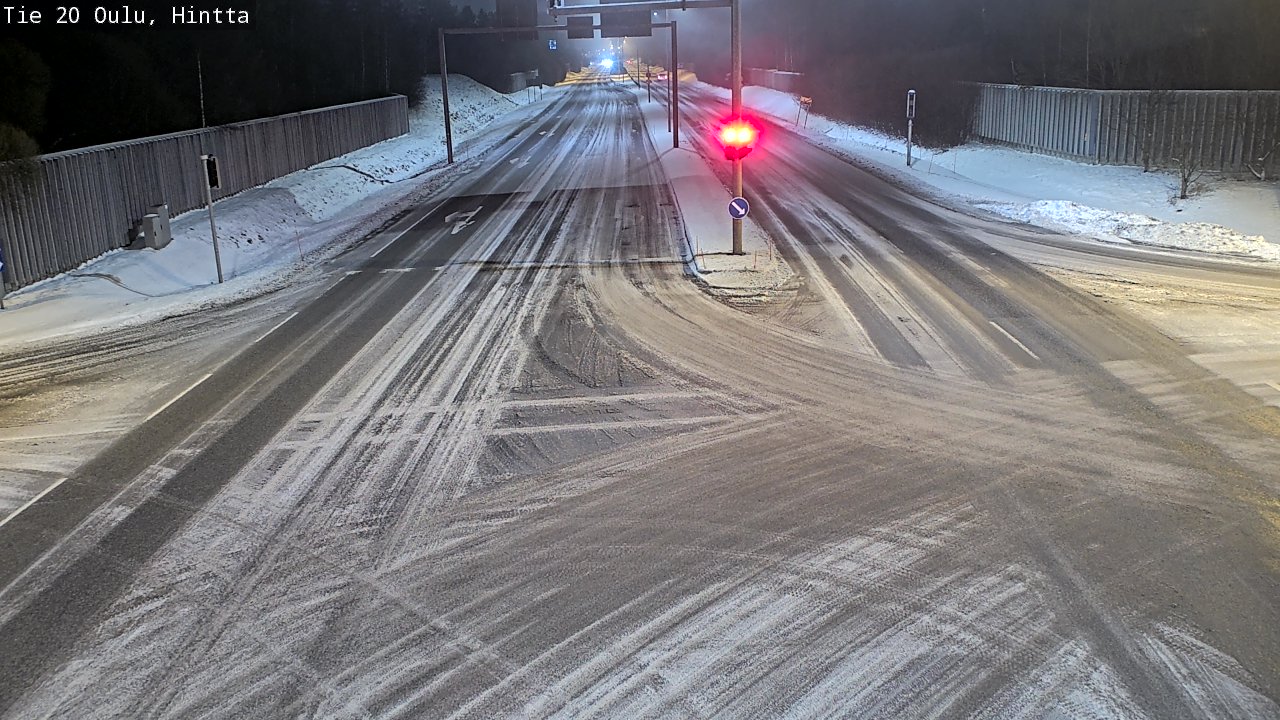 Weather Camera Image Road 20 Oulu, Hintta, Oulu, Pohjois-Pohjanmaa