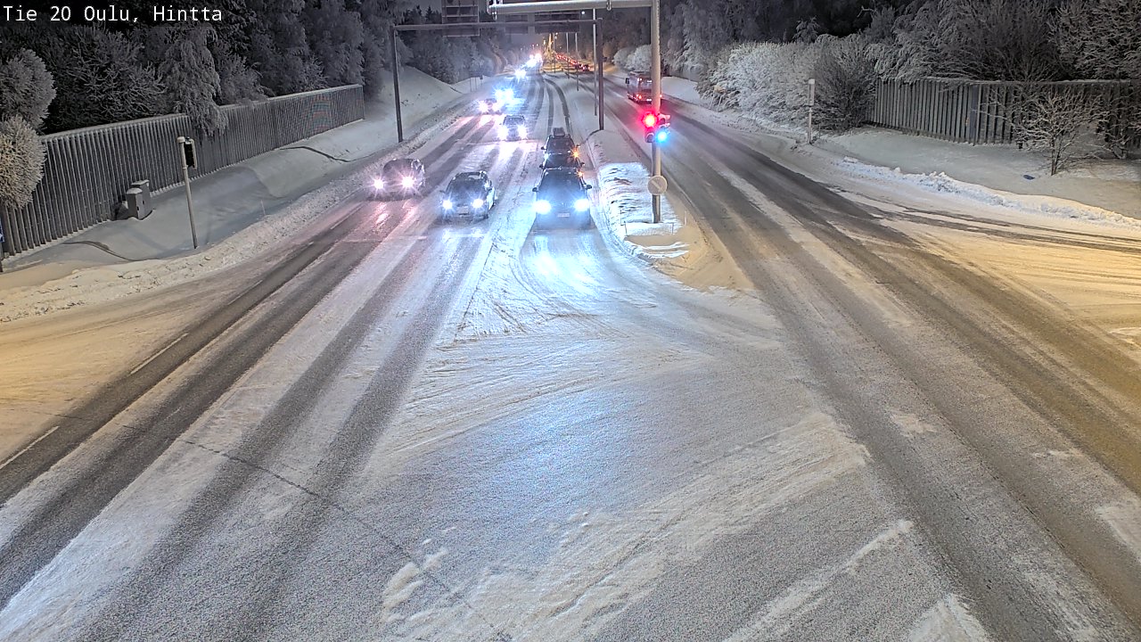 Weather Camera Image Road 20 Oulu, Hintta, Oulu, Pohjois-Pohjanmaa