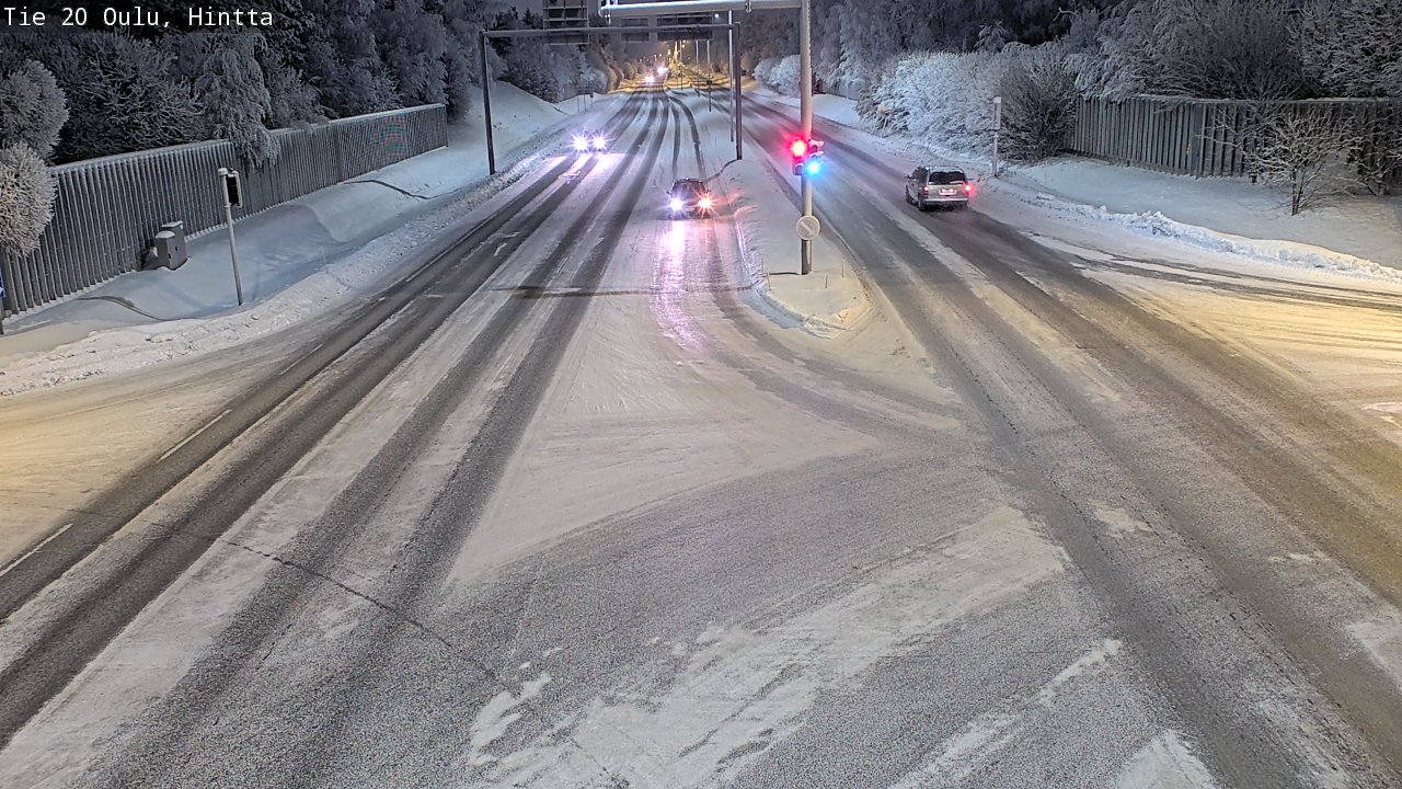 Weather Camera Image Road 20 Oulu, Hintta, Oulu, Pohjois-Pohjanmaa