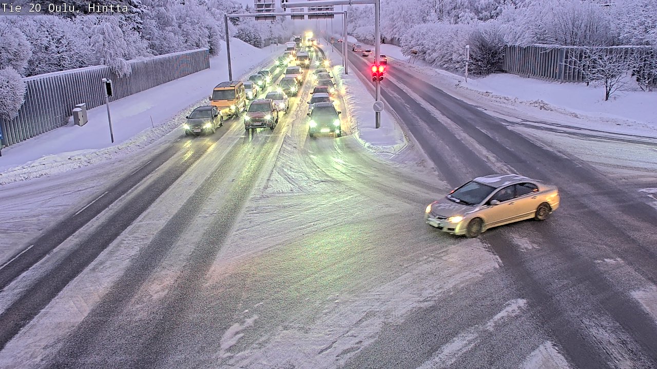 Weather Camera Image Road 20 Oulu, Hintta, Oulu, Pohjois-Pohjanmaa