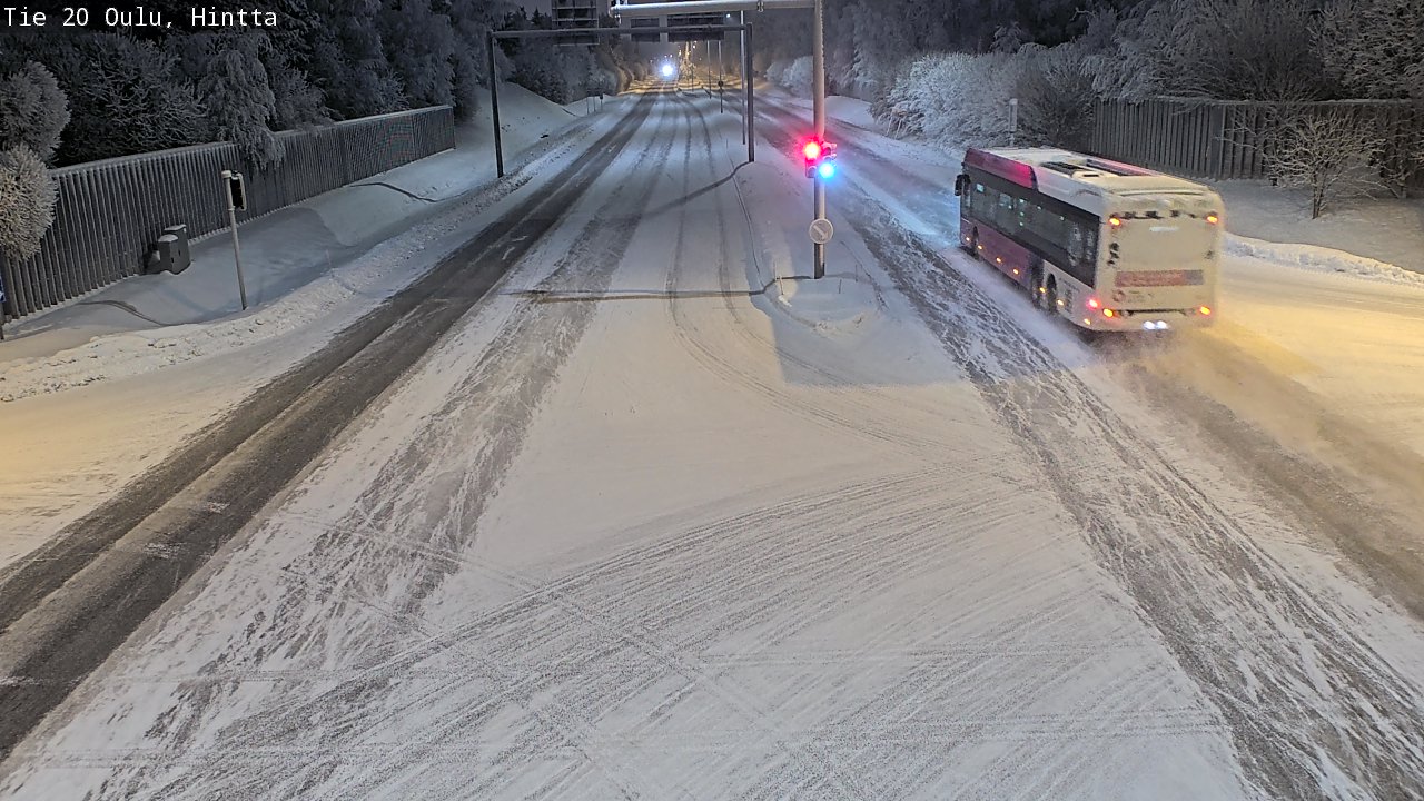 Weather Camera Image Road 20 Oulu, Hintta, Oulu, Pohjois-Pohjanmaa