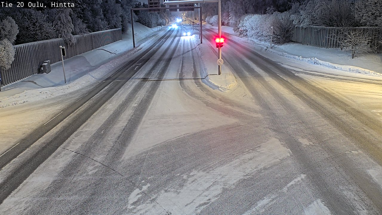 Weather Camera Image Road 20 Oulu, Hintta, Oulu, Pohjois-Pohjanmaa