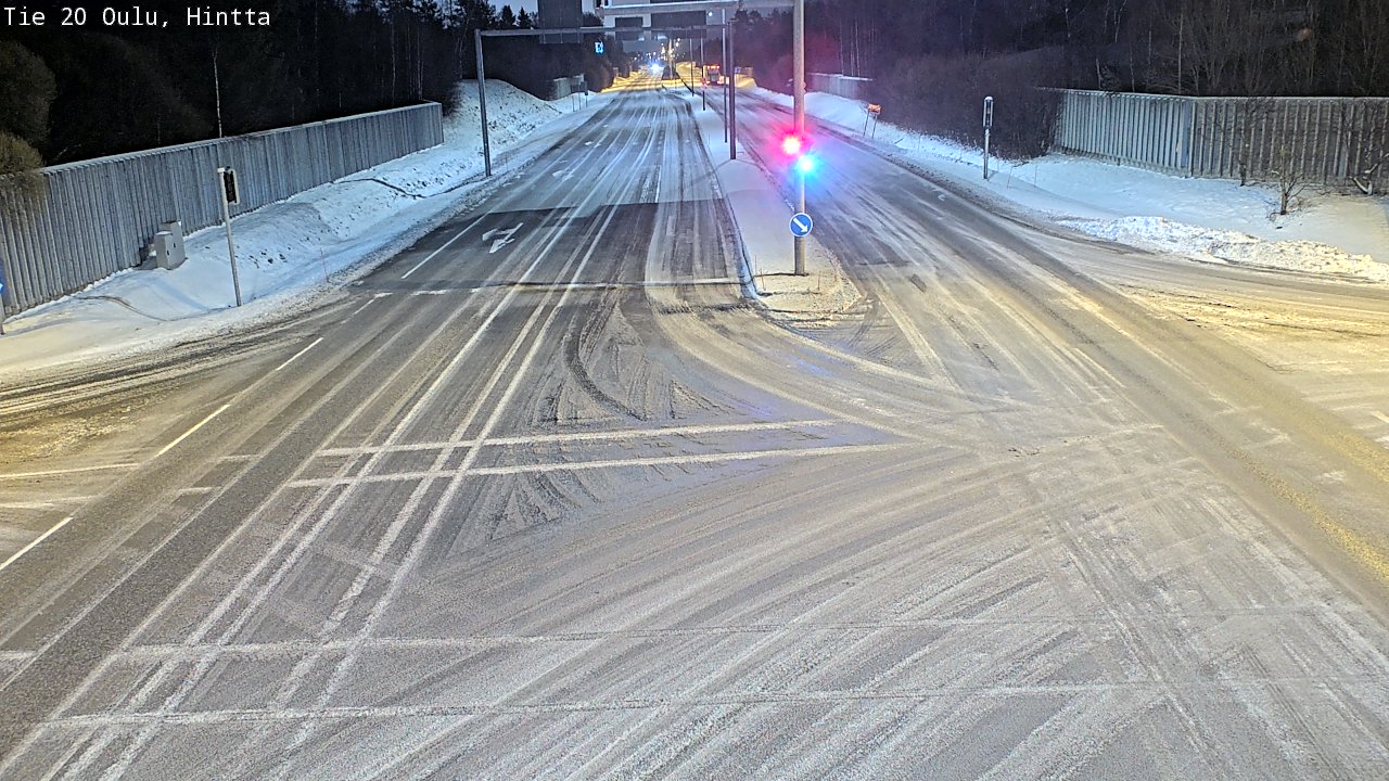 Weather Camera Image Road 20 Oulu, Hintta, Oulu, Pohjois-Pohjanmaa